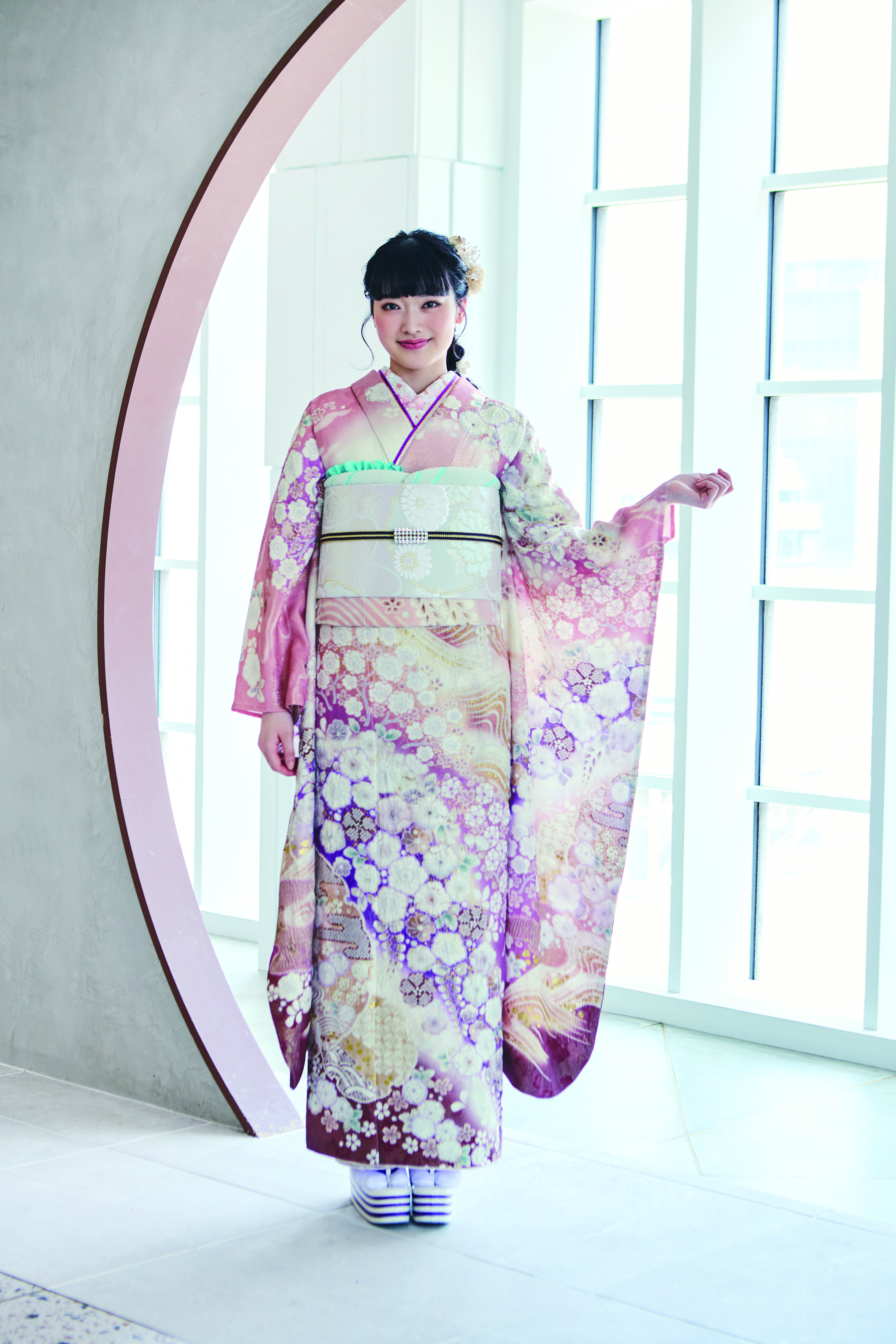 辻が花の振袖画像